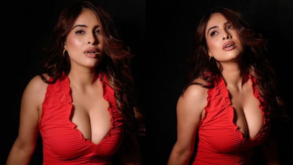 Neha Malik ने सोशल मीडिया पर लगाया 'लाल रंग का तड़का'!