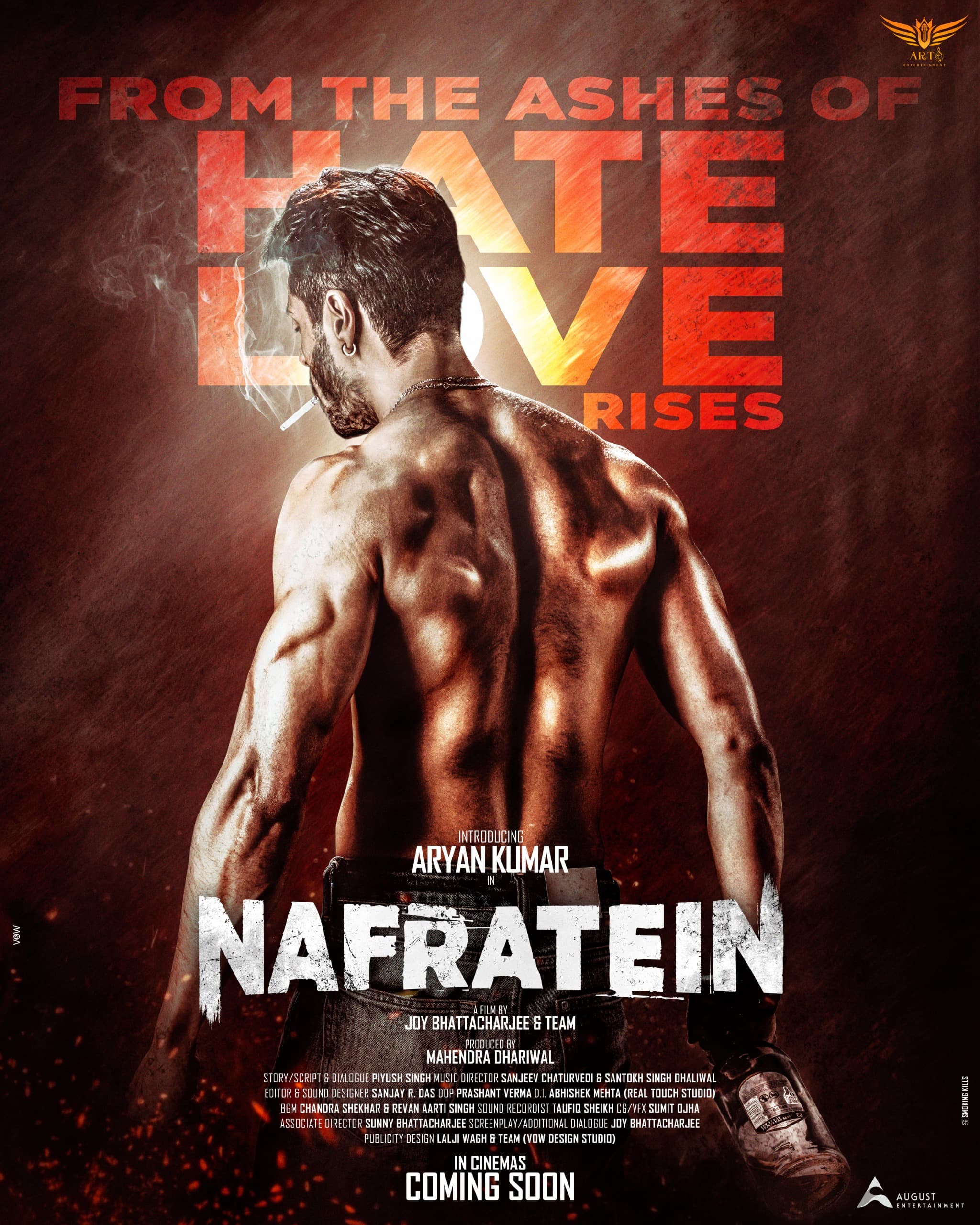 Aryan Kumar рдХреА рдЬрдмрд░рджрд╕реНрдд рдбреЗрдмреНрдпреВ рдлрд┐рд▓реНрдо 'Nafratein' рдХрд╛ рджрдорджрд╛рд░ рдкреЛрд╕реНрдЯрд░ рд╣реБрдЖ рд░рд┐рд▓реАрдЬрд╝, рджрд┐рдЦрд╛ рдЗрдВрдЯреЗрдВрд╕ рдЕрдВрджрд╛рдЬрд╝