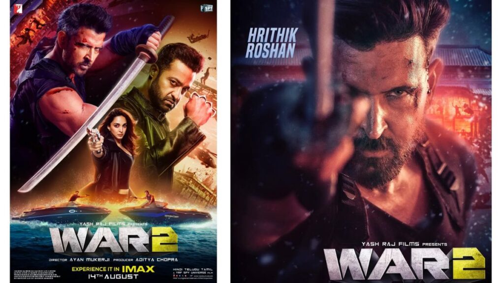 ‘War 2’ का नया पोस्टर रिलीज: Hrithik Roshan और जूनियर एनटीआर के बीच दिखी घमासान भिड़ंत, कियारा आडवाणी भी एक्शन मोड में