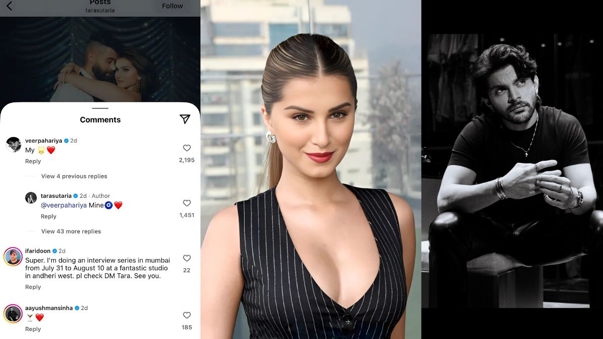 рдХреНрдпрд╛ Tara Sutaria рдиреЗ рдХрд░ рджрд┐рдпрд╛ рд░рд┐рд▓реЗрд╢рдирд╢рд┐рдк рдХрдиреНрдлрд░реНрдо? рд╡реАрд░ рдкрд╣рд╛рдбрд╝рд┐рдпрд╛ рдХреЗ рд╕рд╛рде рд╡рд╛рдпрд░рд▓ рд╣реБрдЖ рд░реЛрдорд╛рдВрдЯрд┐рдХ PDA рдореЛрдореЗрдВрдЯ