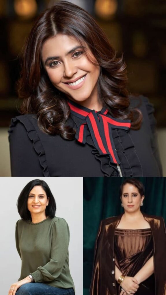 Ekta Kapoor ने नेटफ्लिक्स इंडिया की कंटेंट वीपी मोनिका शेरगिल और साथी प्रोड्यूसर गुनीत मोंगा के साथ फिल्म 'कटहल' के लिए जीता नेशनल अवॉर्ड !