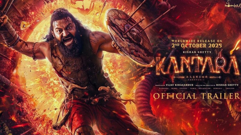 ‘Kantara Chapter 1’ ट्रेलर रिलीज़: ऋषभ शेट्टी ने रोंगटे खड़े कर देने वाली झलक से जीता फैंस का दिल