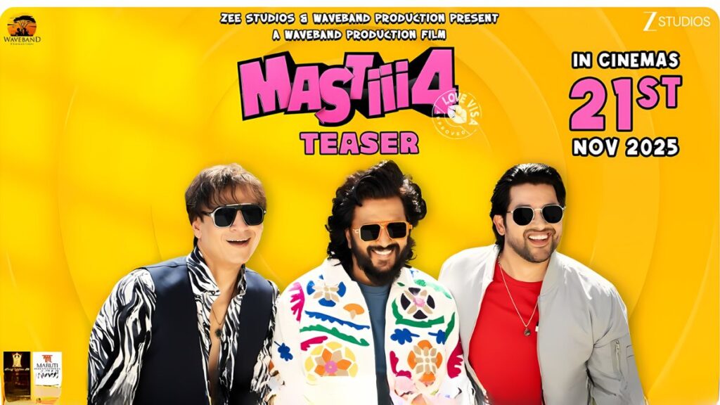‘Masti 4’ का टीज़र रिलीज़: इस बार होगा चार गुना धमाल, जानें कब होगी रिलीज़