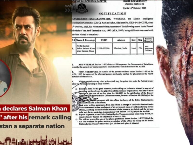 Did Pak declare Salman Khan a terrorist over Baloch remark