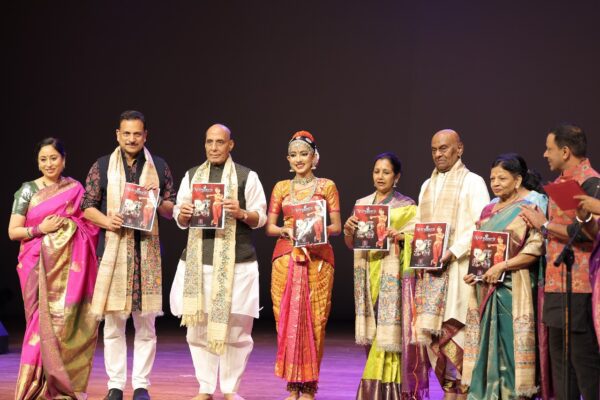 Raksha Mantri launches Nrityamrit report at Shambhavi SharmaтАЩs Rangpravesham organised by Natya Tarangini