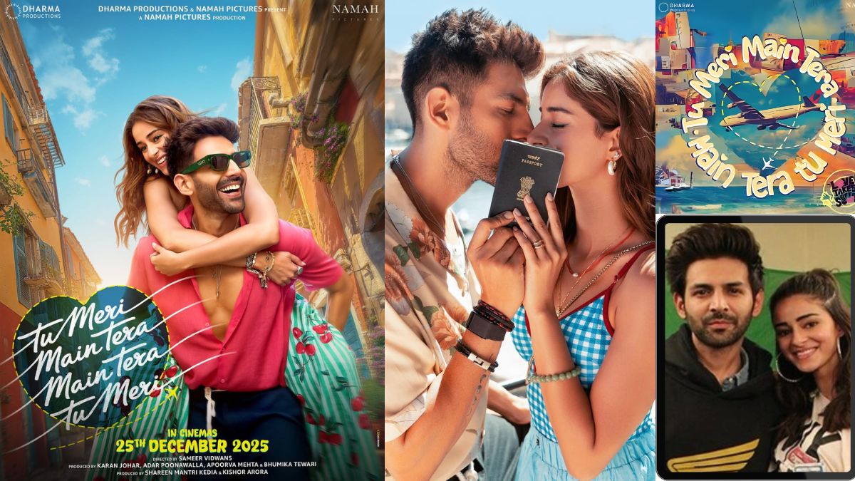 क्रिसमस पर रोमांस का तोहफ़ा! Ananya-Kartik की जोड़ी के साथ आ रही है फिल्म "Tu Meri Main Tera, Main Tera Tu Meri.”