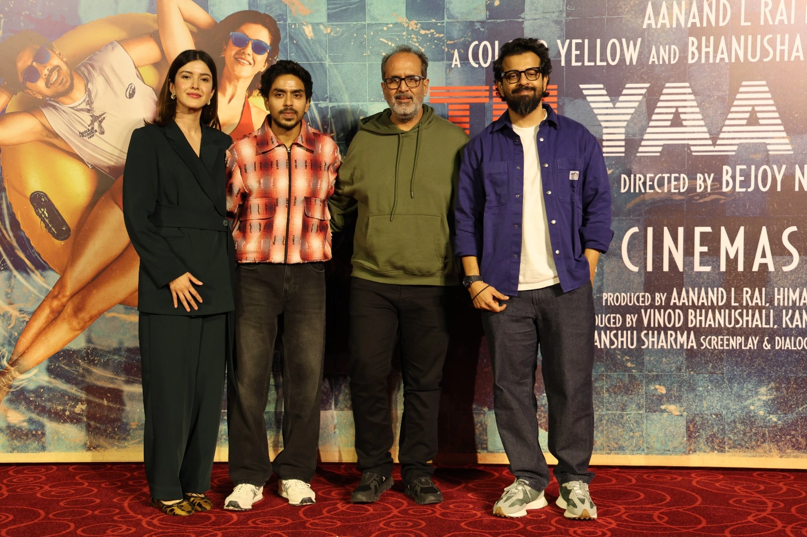 Tu Yaa Main का दिल्ली में धमाकेदार प्रमोशन — शनाया कपूर, आदर्श गौरव, बिजॉय नांबियार और आनंद एल राय ने बिखेरा जादू!