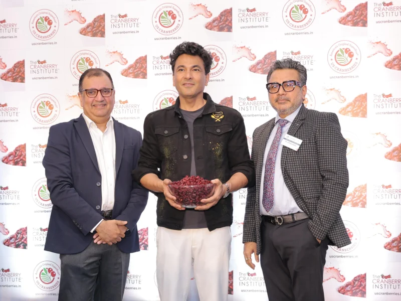 US Cranberries ने Global Brand Ambassador Chef Vikas Khanna के साथ विशेष कार्यक्रम का आयोजन किया