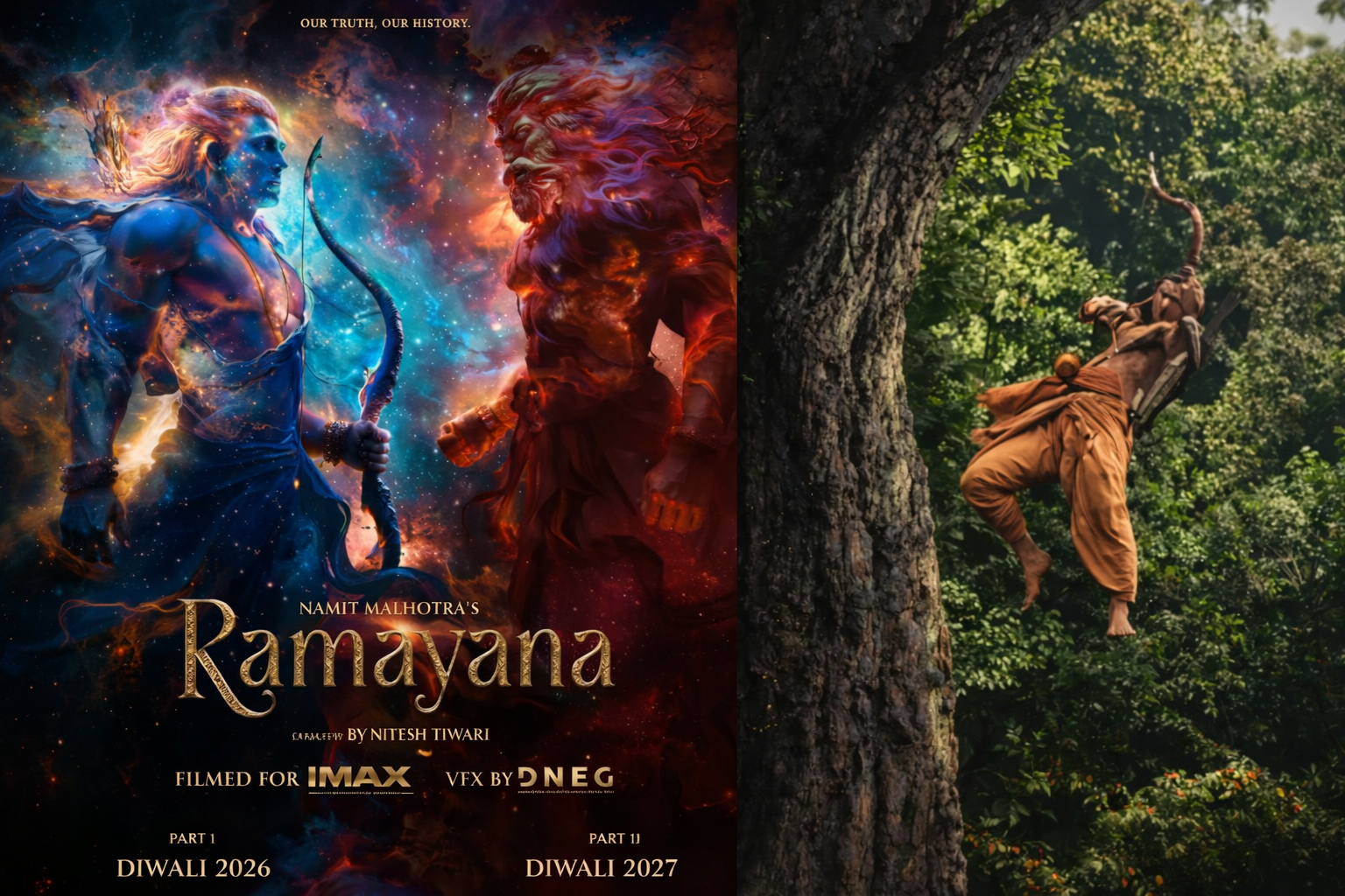 Ramayana teaser release : Hanuman Jayanti पर Ranbir Kapoor’s का ‘RAMA’ अवतार, लोग बोले—ये फिल्म इतिहास बदल देगी!