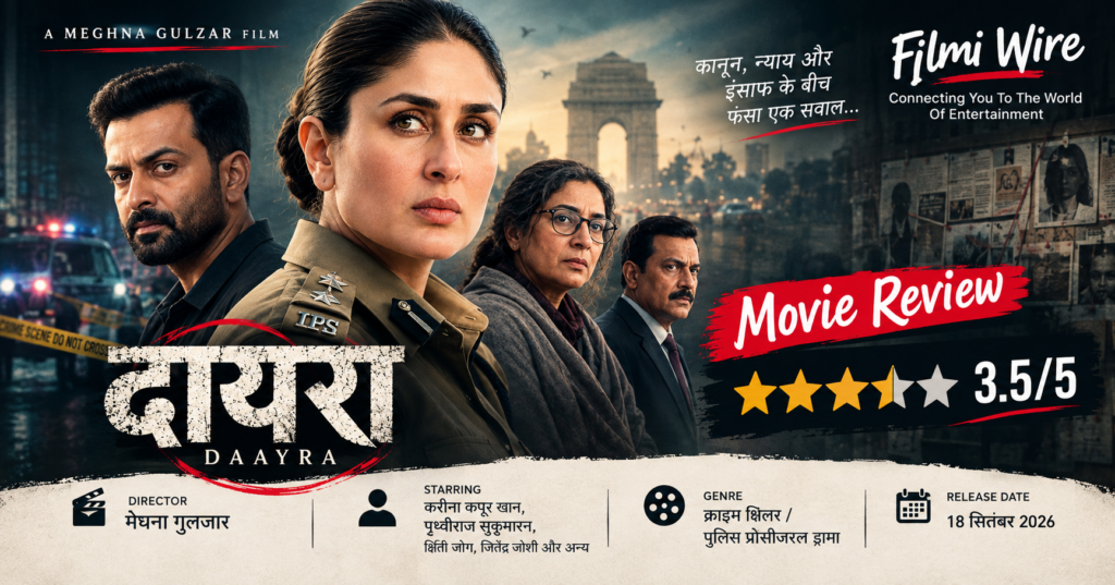 दायरा Movie Review: जब कानून और इंसाफ आमने-सामने खड़े हो जाएं, तो सही कौन है?